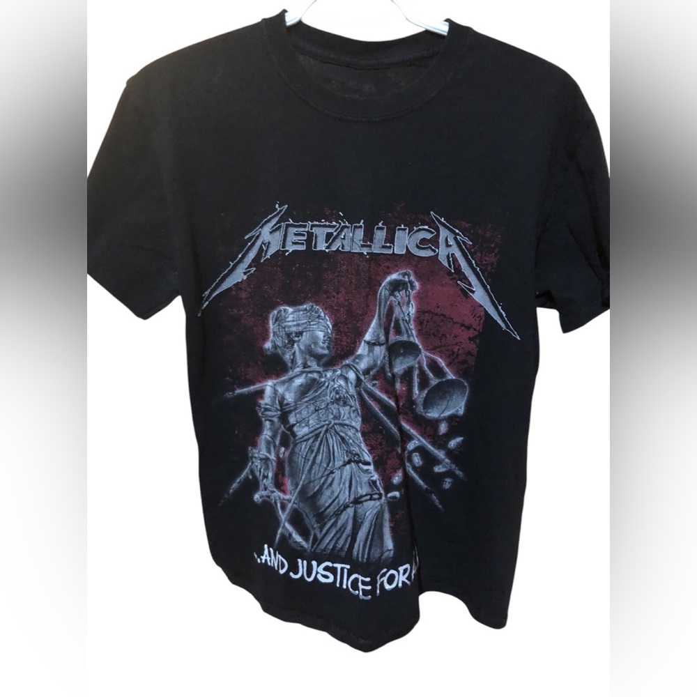 Metallica and Justice got All T-Shirt Med Black Modern